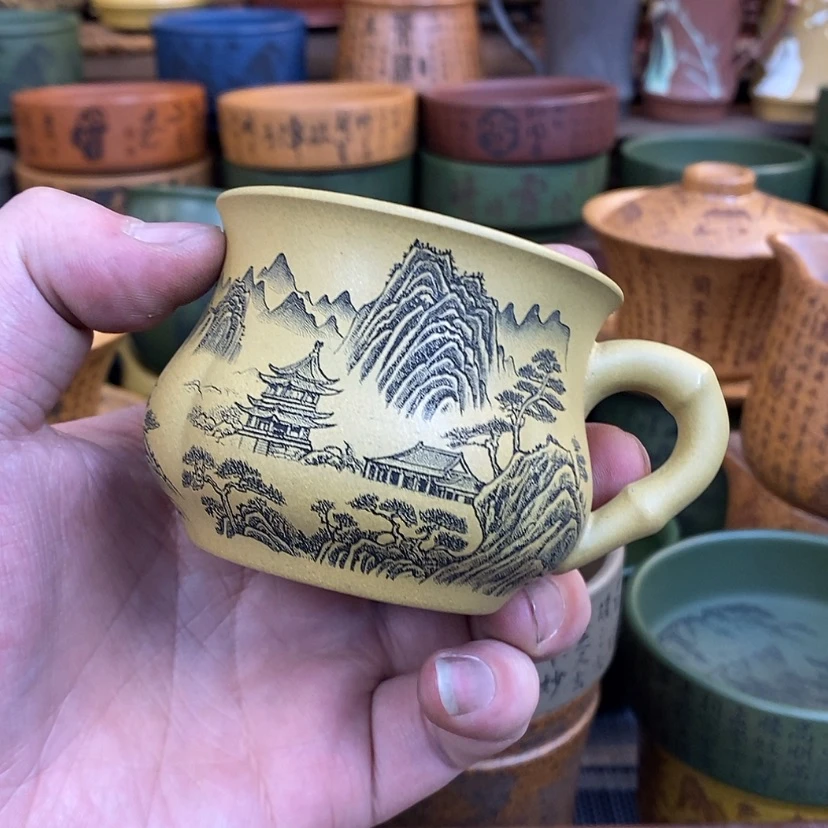 【闪购商品】紫砂杯子宜兴全手工紫砂杯