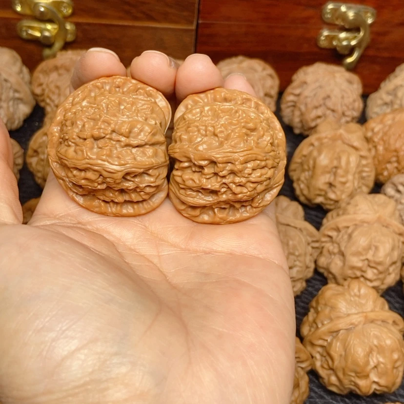 【闪购商品】吊坠文玩核桃云*白狮子40
