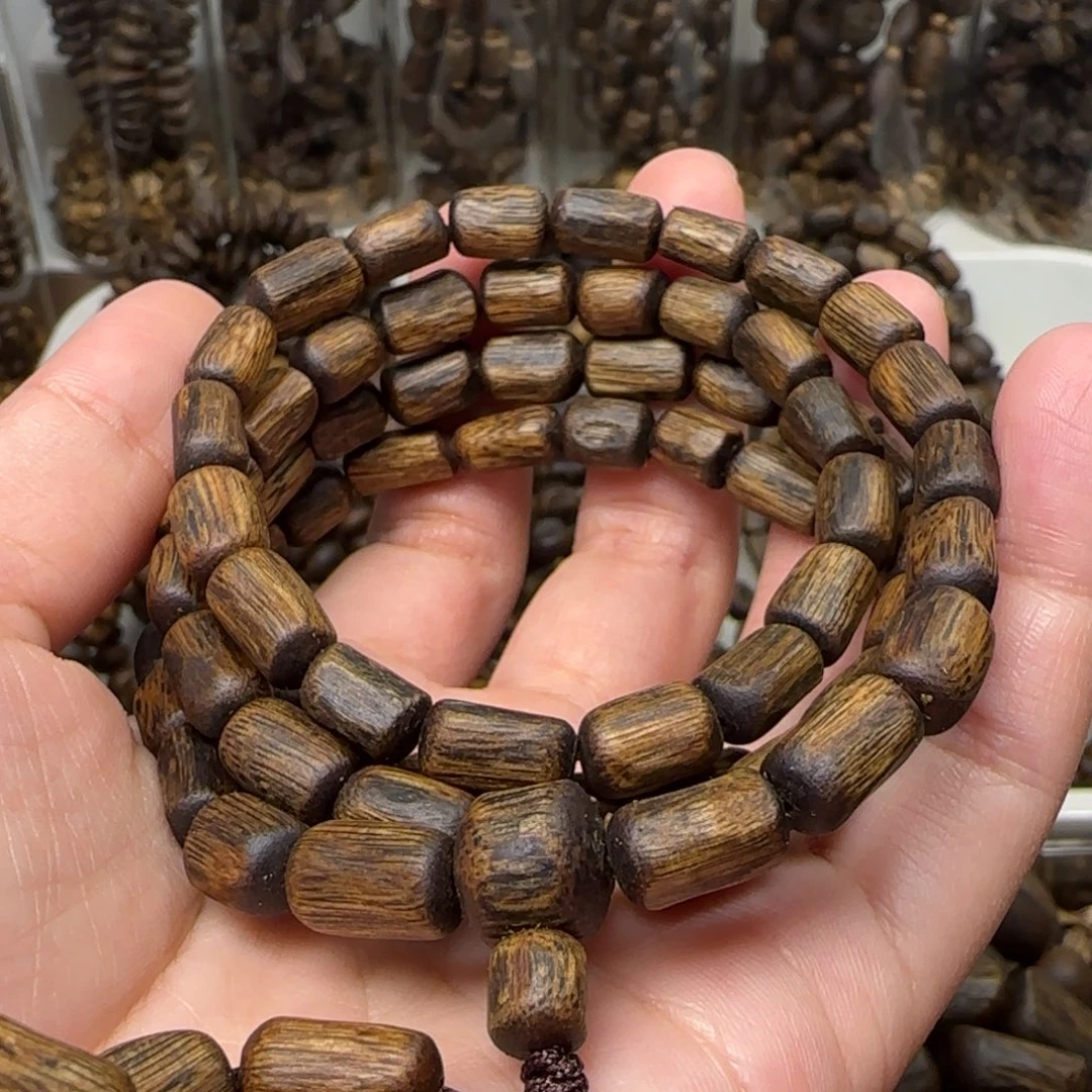 沉香手串多圈树心油老料高油20克