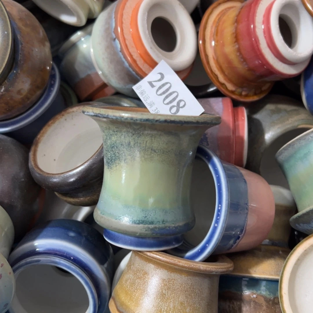 红陶景德镇手工花盆