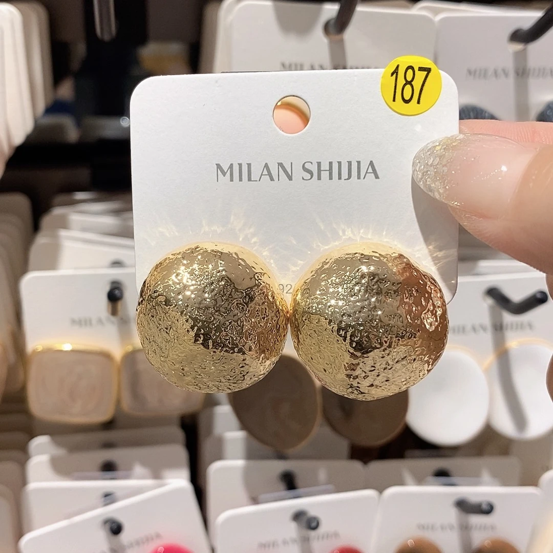 铜合金925银187耳钉