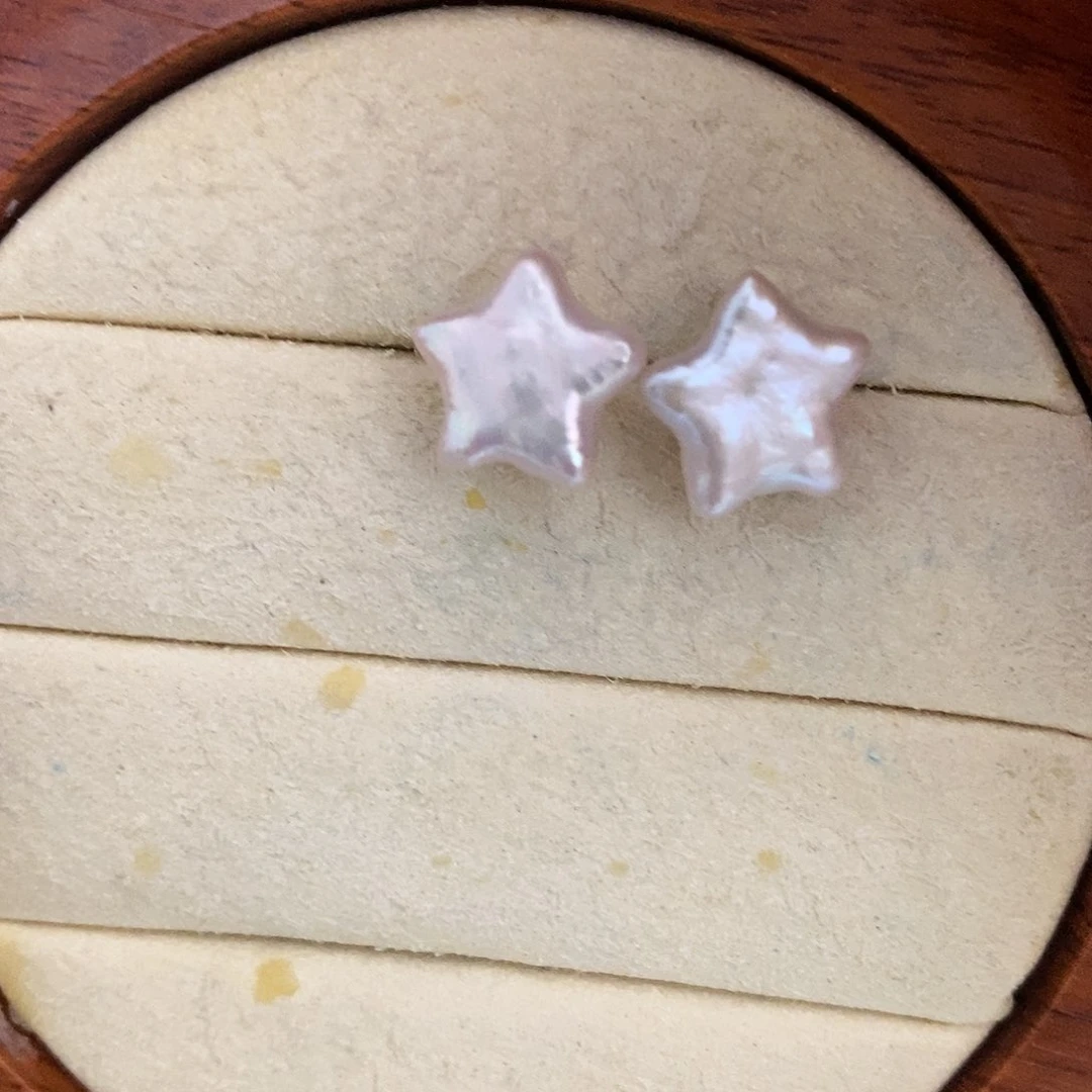 银S925镶嵌淡水珍珠耳饰