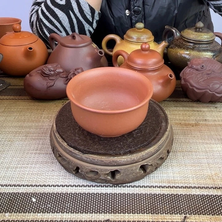 紫砂茶壶台西紫泥120cc