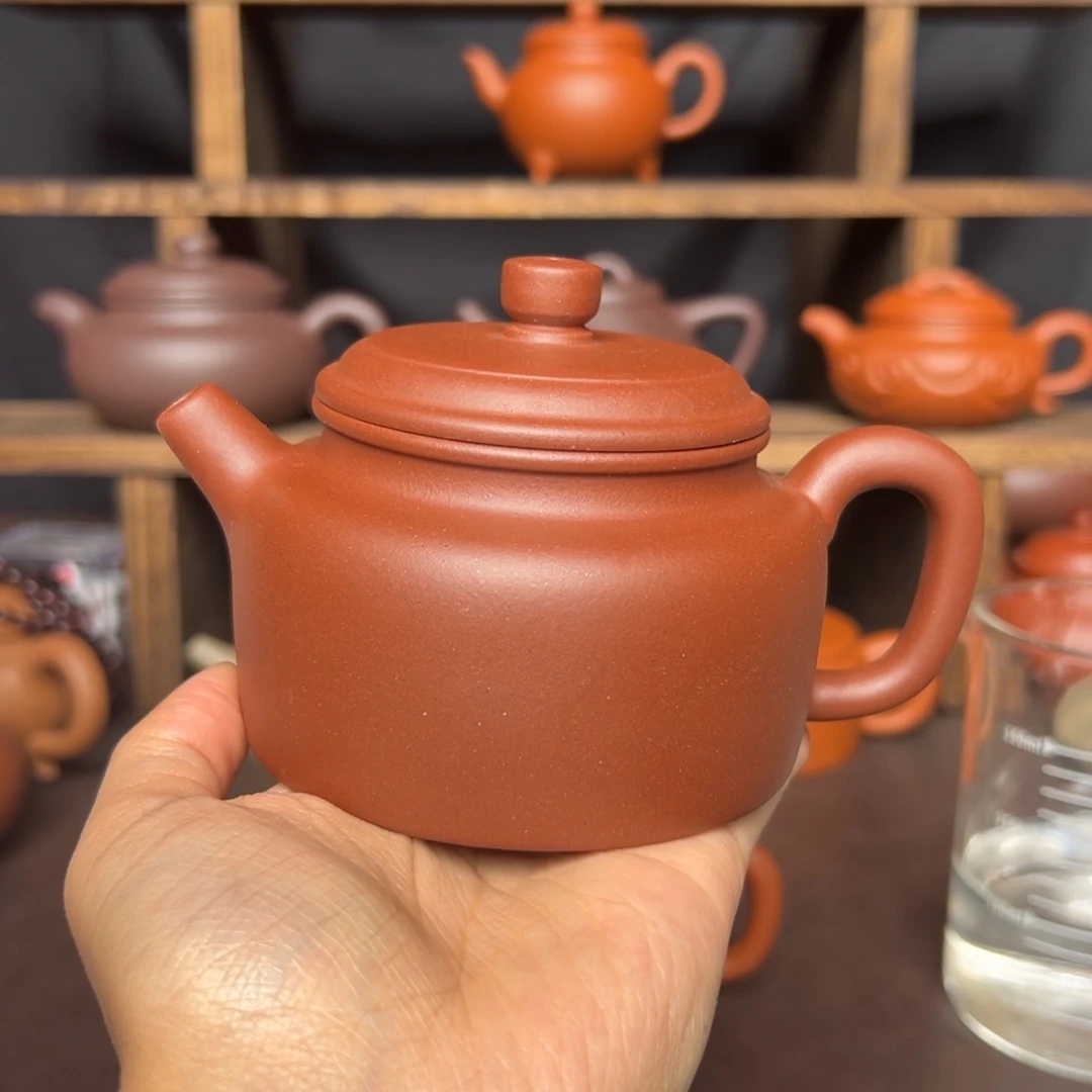 猪***毛茶壶紫砂微瑕紫泥德钟230毫升