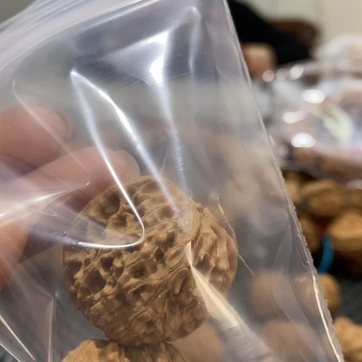 文玩核桃吊坠独**士品格，平顶