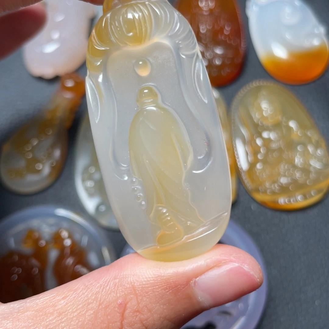 玛瑙/玉髓未镶嵌颈饰