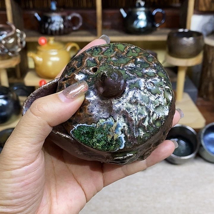 云南建水柴烧白泥宝瓶