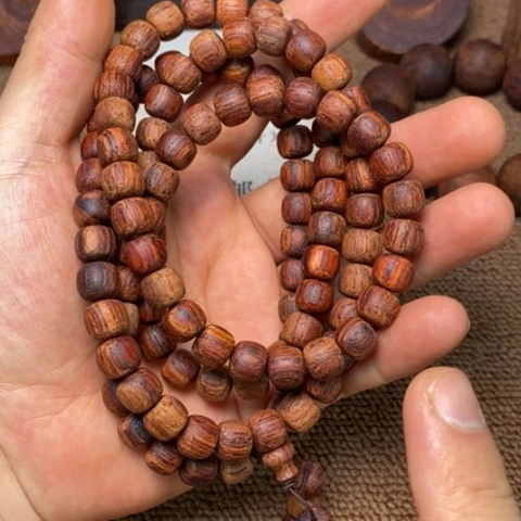 藤类A03降真香1.0老型108颗瑕疵珠