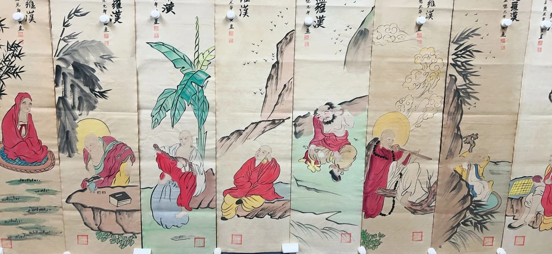 【马李】精品十八条屏装饰画通用链接