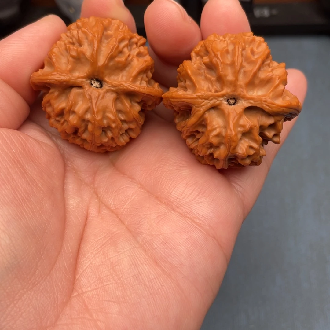 文玩核桃把件全品十字底苹果园40