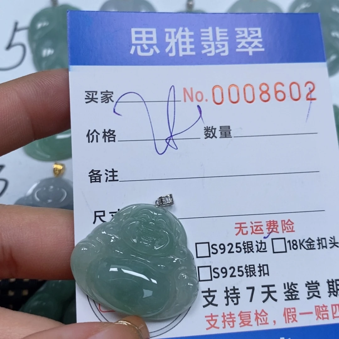 翡翠颈饰未镶嵌天然缅甸翡翠