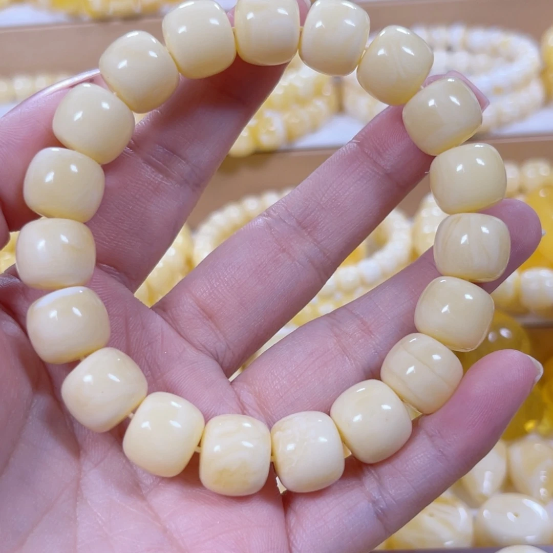 琥珀未镶嵌手链天然蜜蜡