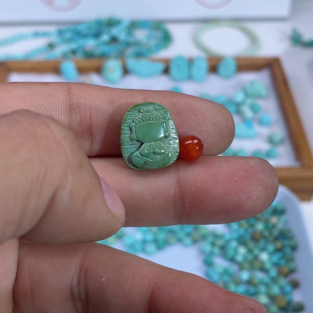 南红玛瑙未镶嵌颈饰335