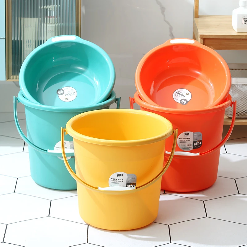 甲东里家用加厚水桶学生宿舍储洗衣桶多功能洗车大号手提圆形桶