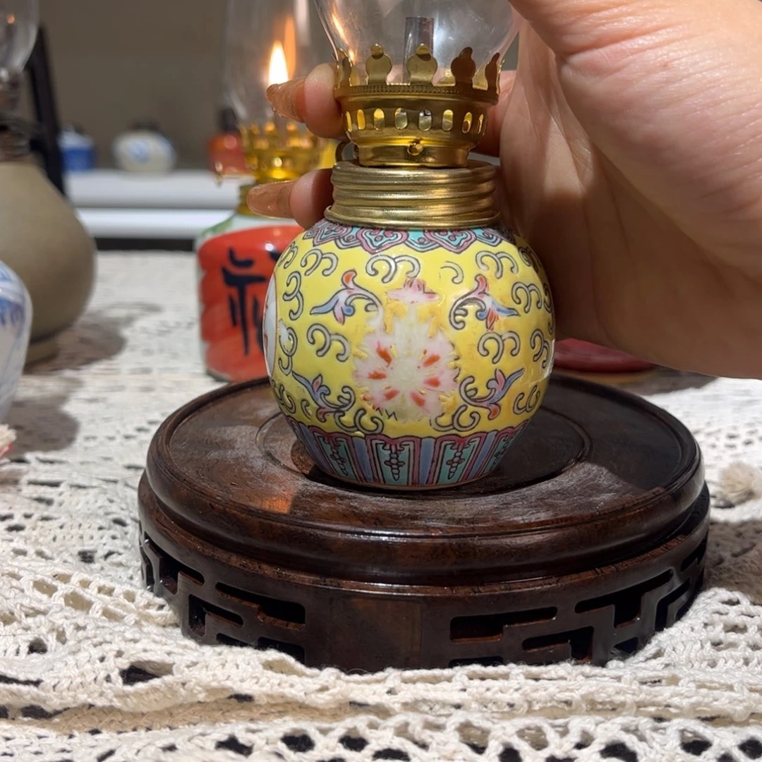 摆件景德镇陶瓷香薰灯