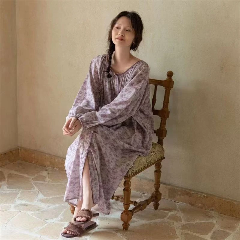 族玛士春夏季新款睡裙女士