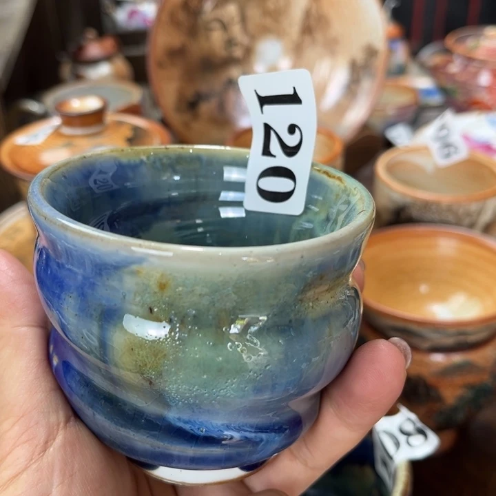 其他全手工柴烧志野杯120小失圆