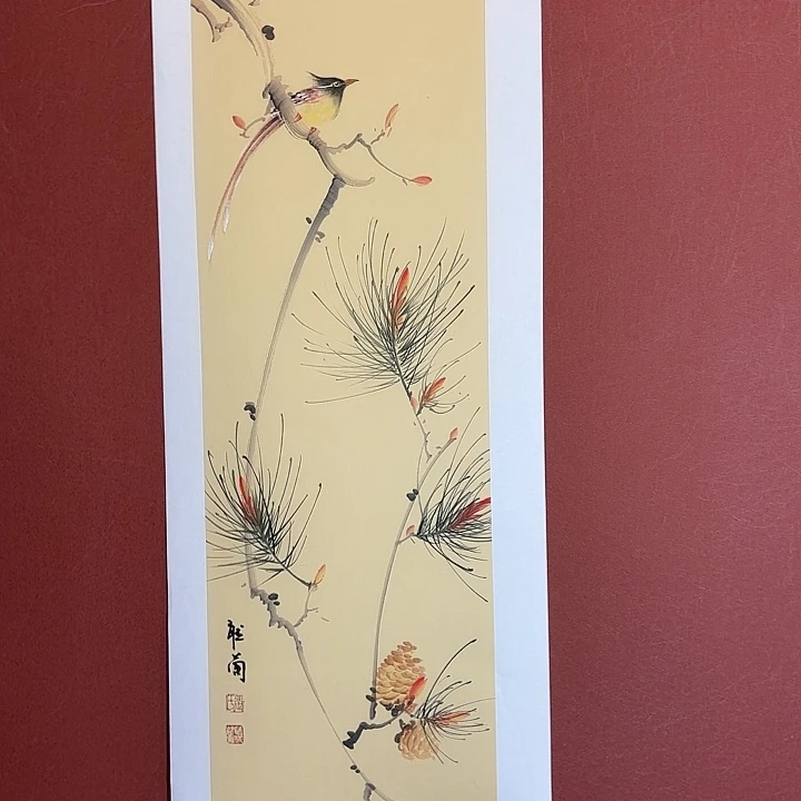 国画听兰老师花鸟