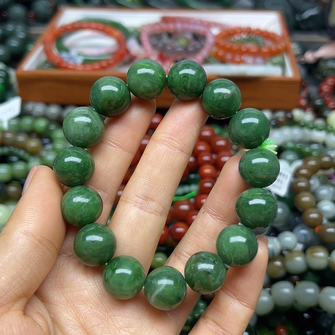 和田玉未镶嵌手链