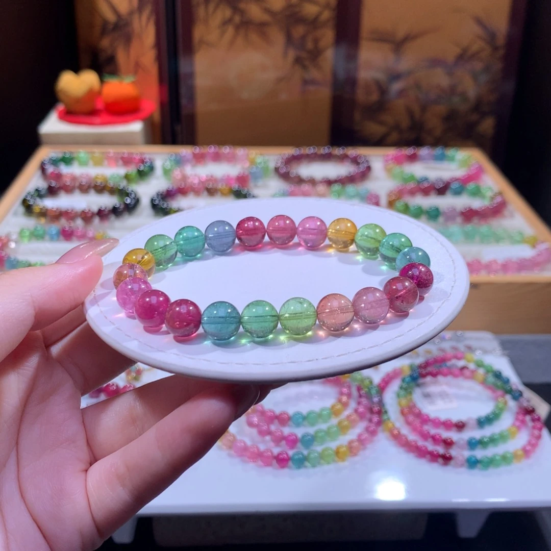 未镶嵌手链碧玺碧玺