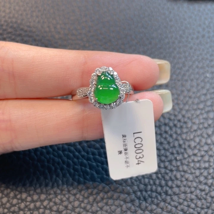 翡翠银S925镶嵌吊坠(不含链)