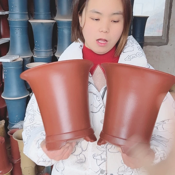 紫砂花盆宜兴紫砂花盆