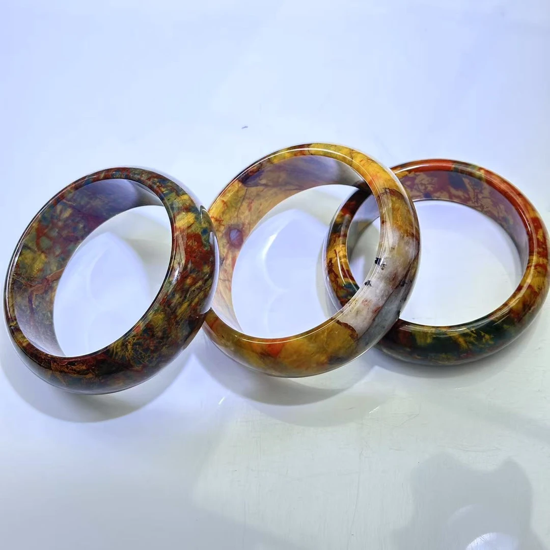 C3599【福嘟嘟】陀舍上古龙帝玉木变石手镯-多样性只发一件