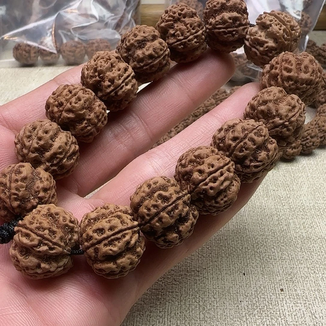 手串金刚菩提1原生态五星双龙