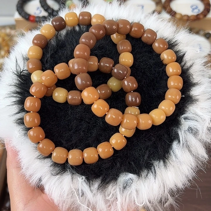 菩提根/象牙果手串卡12绒抛干磨