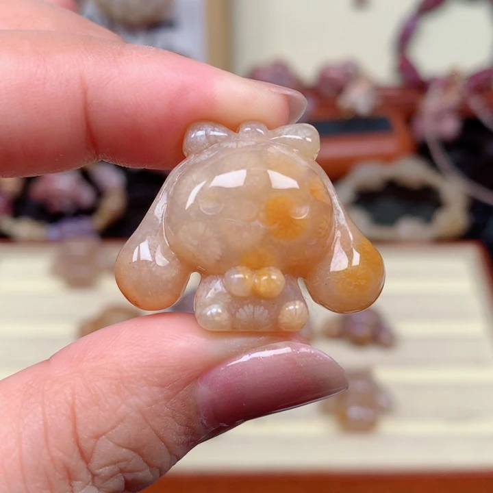 硅化玉珊瑚玉未镶嵌