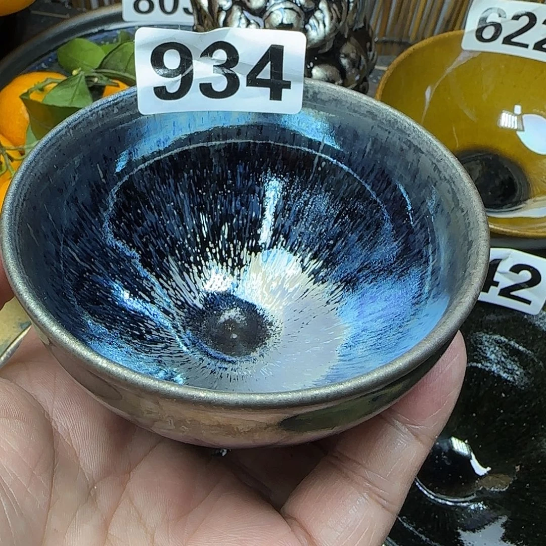 茶盏建盏杯主人杯龙窑柴烧