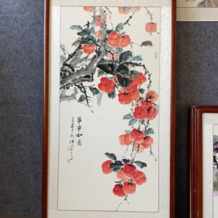 孙艺群老师纯手绘作品：带框123×63厘米