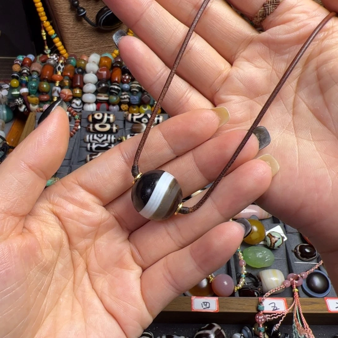 玛瑙/玉髓未镶嵌项链