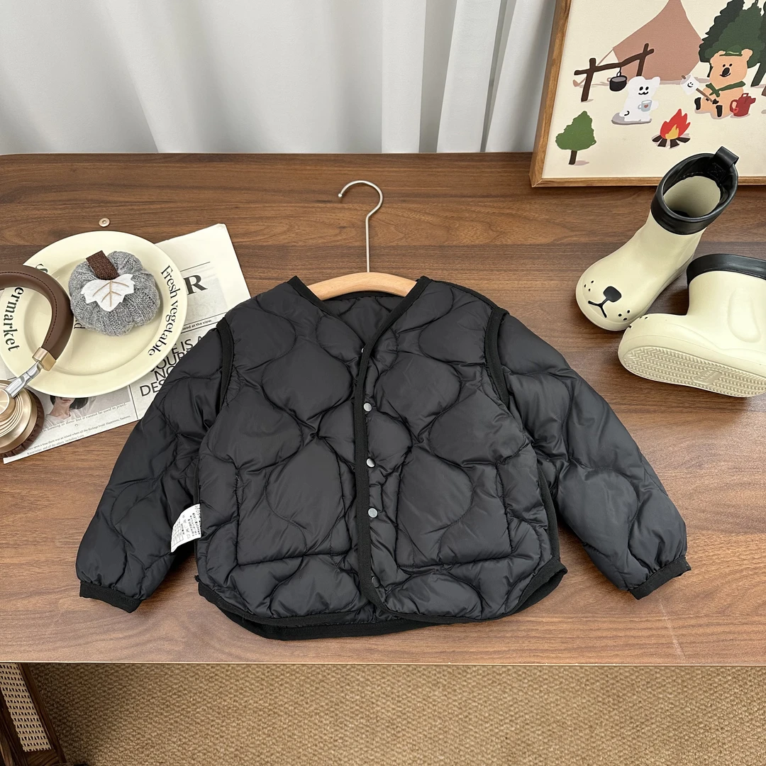 儿童羽绒服内胆新款冬季男童内搭保暖简约童装冬款BMD23659