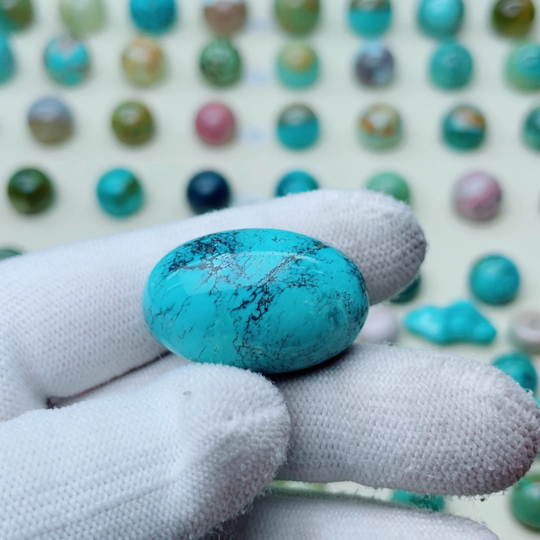 未镶嵌绿松石珠宝奇石