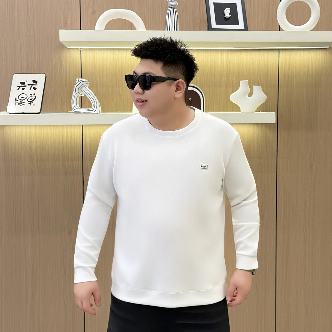 大码男装 秋季上新 简约百搭 胸标卫衣72676时尚休闲