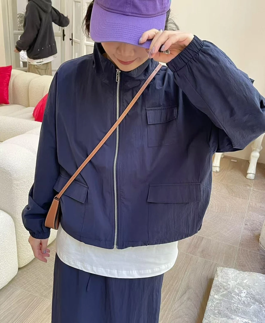 温柔瑶-GW秋款福利#韩系立领百搭工装外套#260