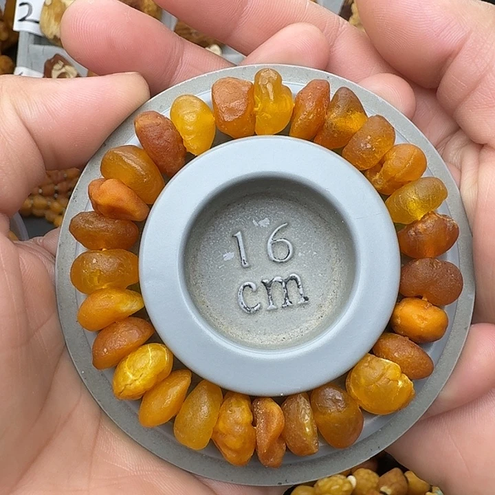 蜜蜡未镶嵌裸石天然蜜蜡手串