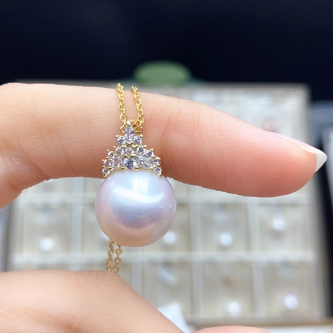 淡水珍珠合金颈饰了**秋