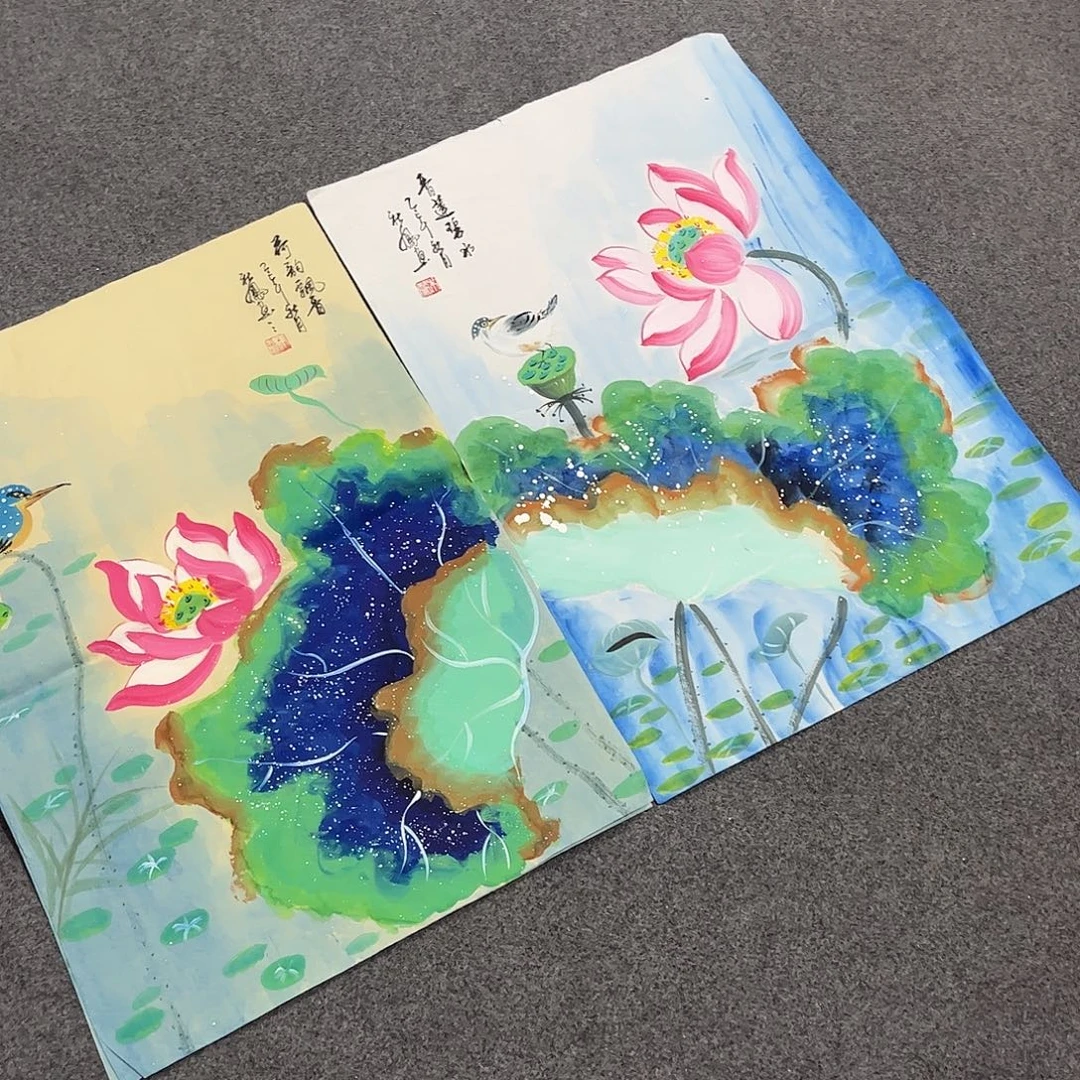 国画LT国画作品单幅任发46x70