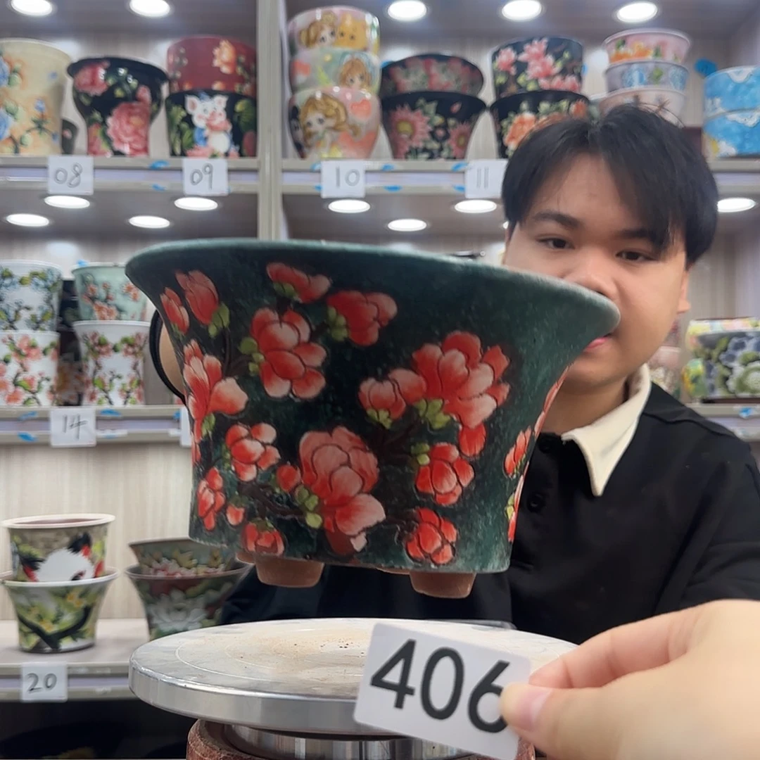 紫砂花盆瑕疵瑕疵406