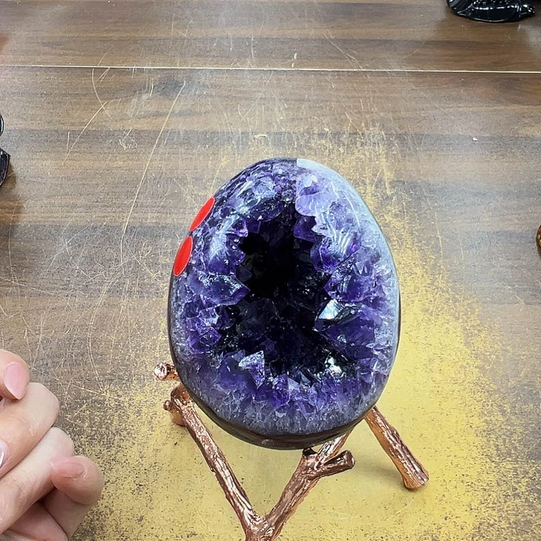 紫晶未镶嵌摆件福利