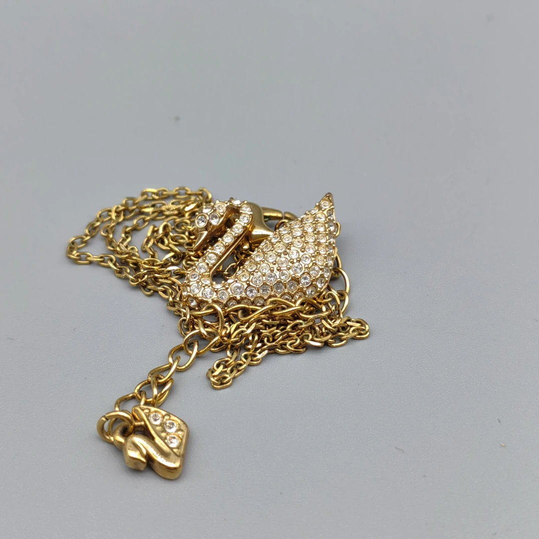 95新 Marc Jacobs/莫杰   施华洛世奇 天鹅项链 1662 4390