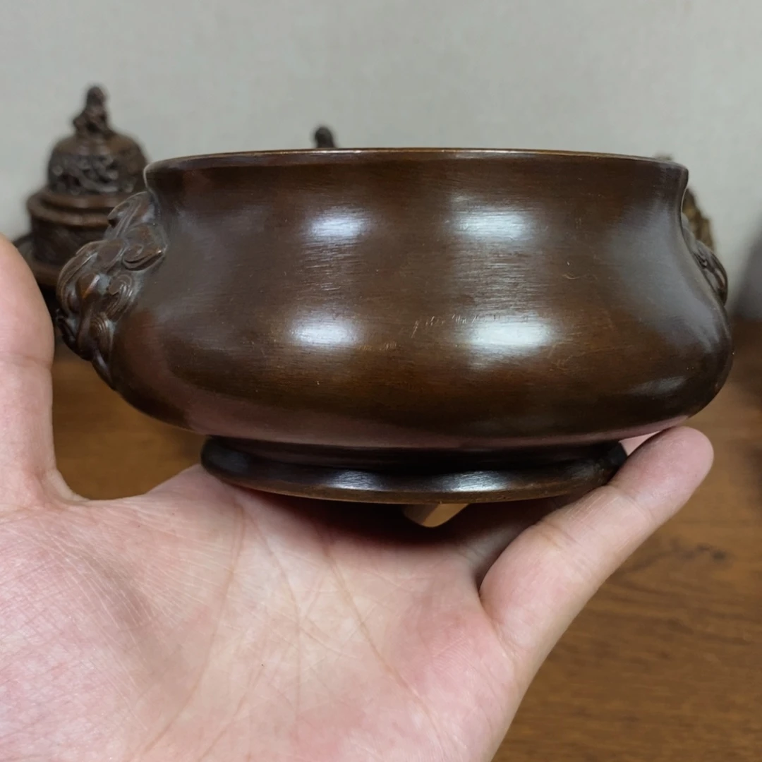 铜盛世铜炉铜器香炉工艺品