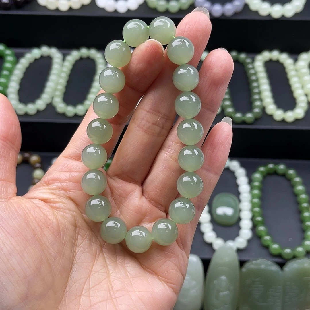 和田玉未镶嵌手链