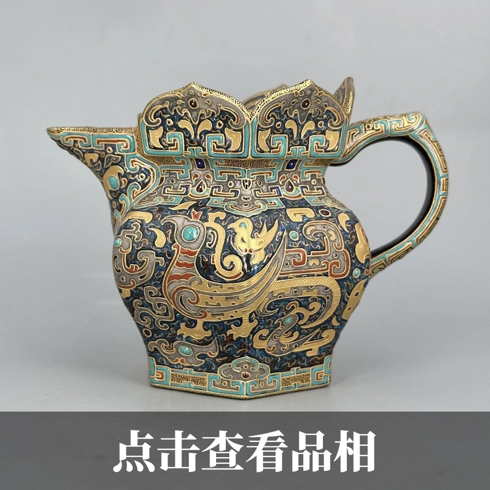 宝蕴阁错金银掐丝珐琅僧帽公道0927-32-500