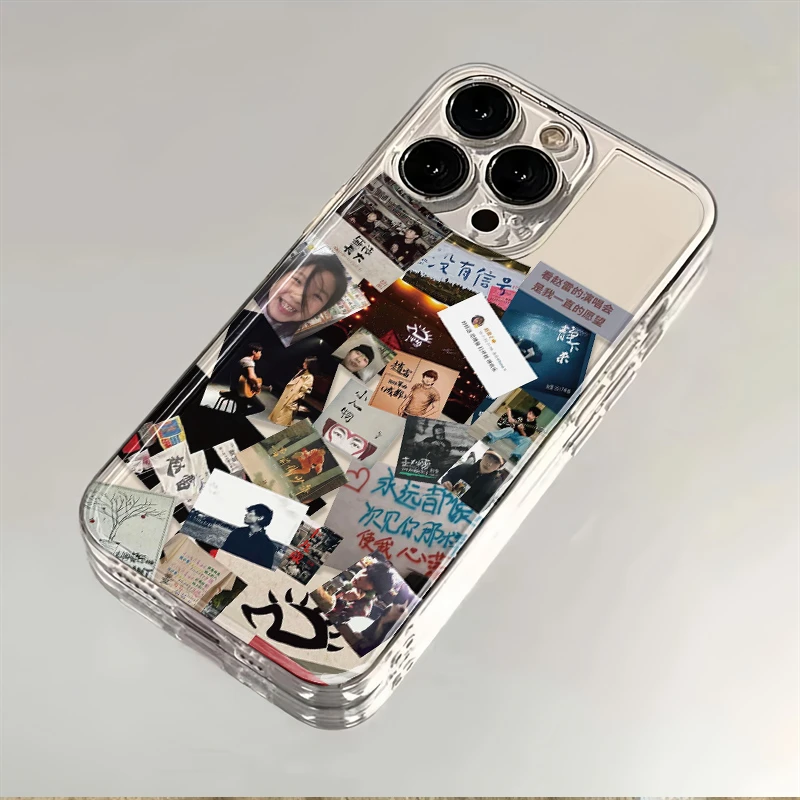 雷雷拼接专辑适用苹果16promax情侣手机壳15太空壳小米华为14防摔