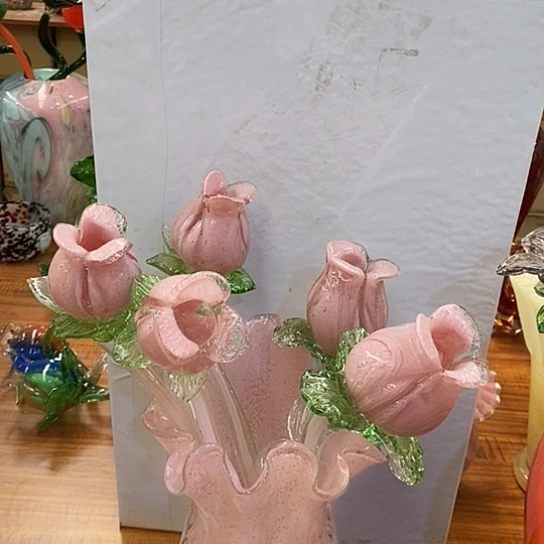 琉璃夜光花高45厘米宽6厘米