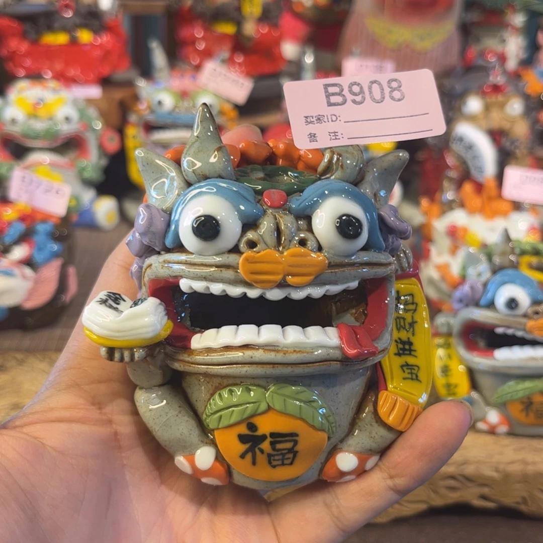 嗯***哼泥塑纯手工茶宠摆件