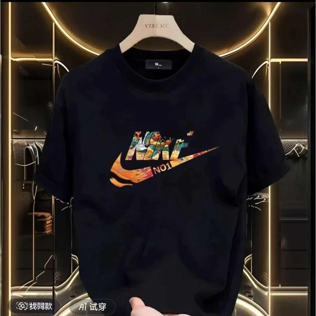 【一折粉丝福利】潮牌男女同款圆领百搭T恤